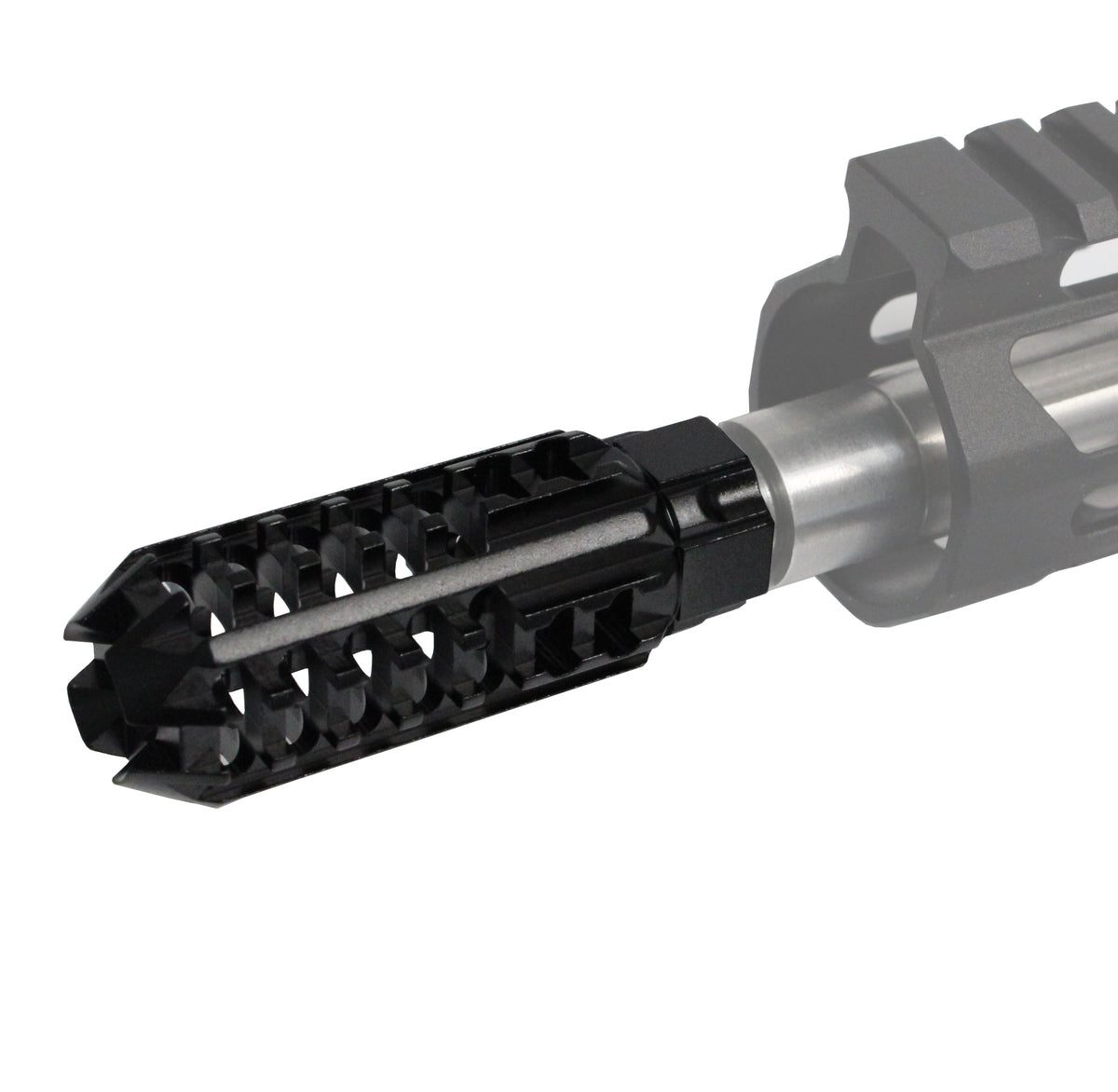 TACFUN Muzzle Brake 1/2x28 TPI Linear Compensator for 9MM /w Washer