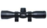 AIM SPORTS 4X32 Compact Rangefinder Scope /w Rings JTR432B