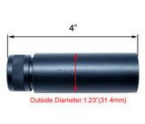 AK 47 6"&4'' Barrel Extension Fake Tube Can, 14x1 LH For 7.62x39mm