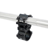 Single 1" Ring Picatinny Weaver Rail Laser Flashlight Mount With Adapter