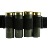 Shotgun Shell Holder Black 4 Round Holder Strap Kit 12GA /20GA