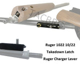 Ruger Takedown Latch for 10/22 Charger lever Color Variation
