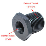 Muzzle Thread Adapter 1/2"x28 RH Convert to 13/16"x16 & 5/8"x24