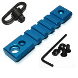 3'' 5 Slots Weaver Rail with Sling Swivel Port for M-lok System