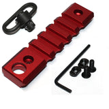 3'' 5 Slots Weaver Rail with Sling Swivel Port for M-lok System