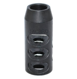 All Steel Compact 1/2x28 Muzzle Brake for 9MM w/ Crush Washer