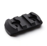 Polymer 3 Slots Single Rail Sections for Mlok System Picatinny Weaver Mount - 2PCS