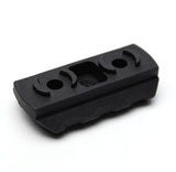 Polymer 3 Slots Single Rail Sections for Mlok System Picatinny Weaver Mount - 2PCS