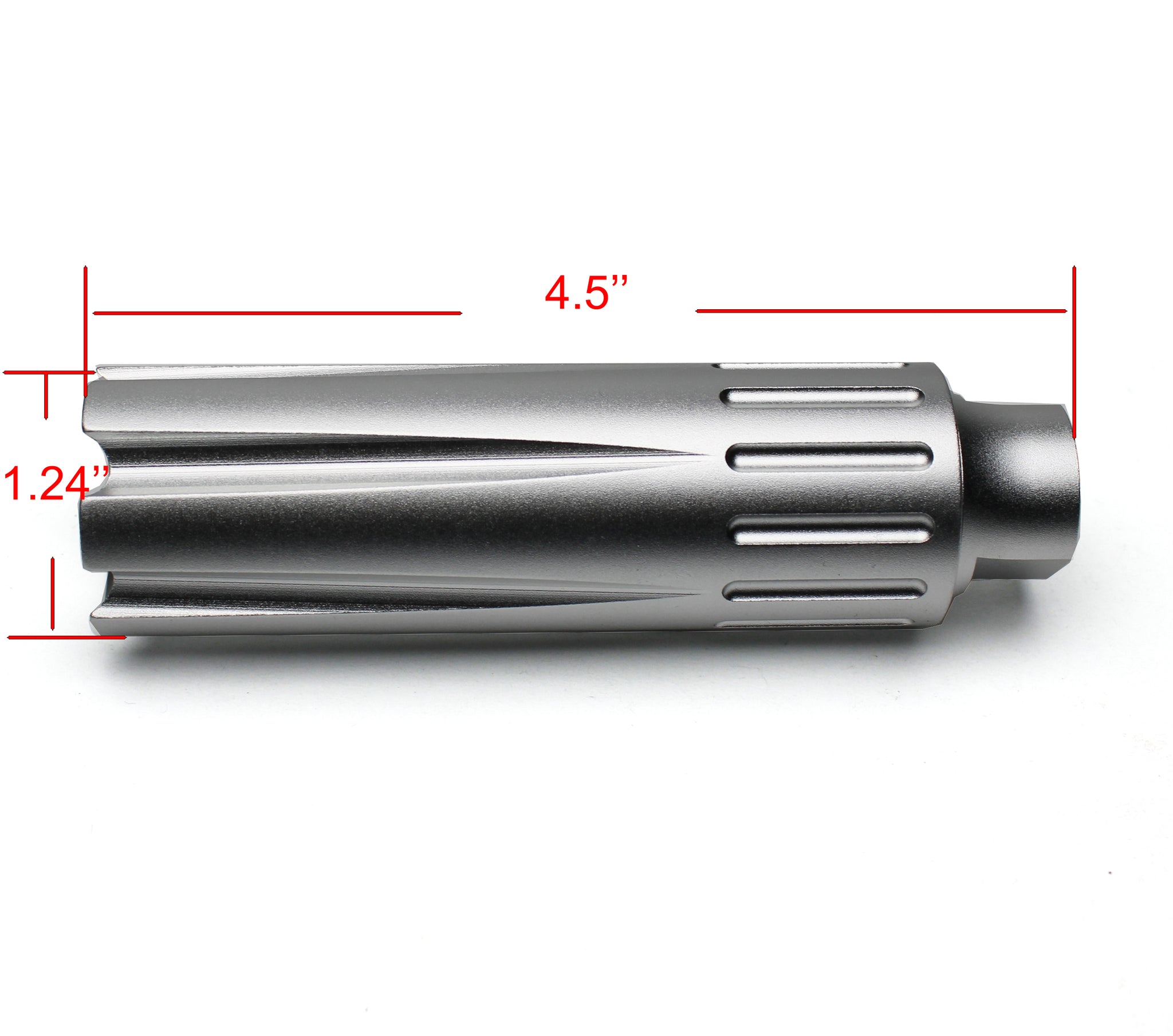 Aluminum 14x1 LH Muzzle Linear Compensator For 7.62x39- Color Var ...
