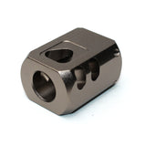 Anodized Aluminum 9/16''x24 TPI Muzzle Brake Compensator For .40Cal - Color Var