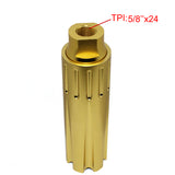 Aluminum 5/8x24 RH Muzzle Linear Compensator For .308 - Color Var