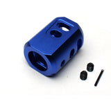 Anodized Aluminum 9/16''x24 TPI Muzzle Brake Compensator For .40Cal - Color Var