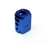 Anodized Aluminum 9/16''x24 TPI Muzzle Brake Compensator For .40Cal - Color Var