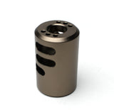 Aluminum 1/2"x28 TPI Muzzle Brake Compensator For 9MM - Color Var