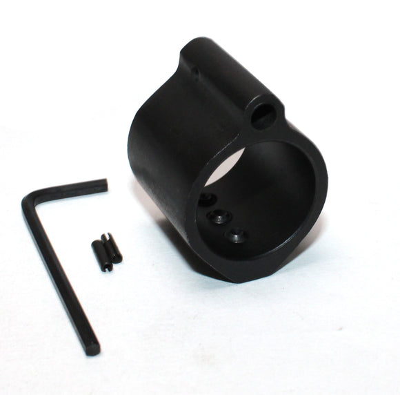 .875 Low Profile Steel Gas Block with Roll Pins & Wrench