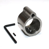 .936 Low Profile Stainless Steel Gas Block with Roll Pins & Wrench