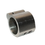 .936 Low Profile Stainless Steel Gas Block with Roll Pins & Wrench