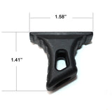Black Polymer Small Angled Hand Stop for M-LOK System - HS002