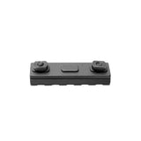 Black Aluminum 5slots 2" M-LOK System Rail Section