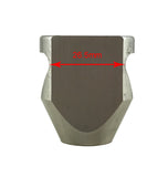 Short Compact Mini Tanker 1/2x36 TPI Muzzle Brake For 9MM