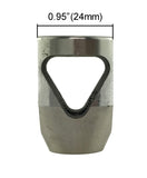 Short Compact Mini Tanker 1/2x36 TPI Muzzle Brake For 9MM