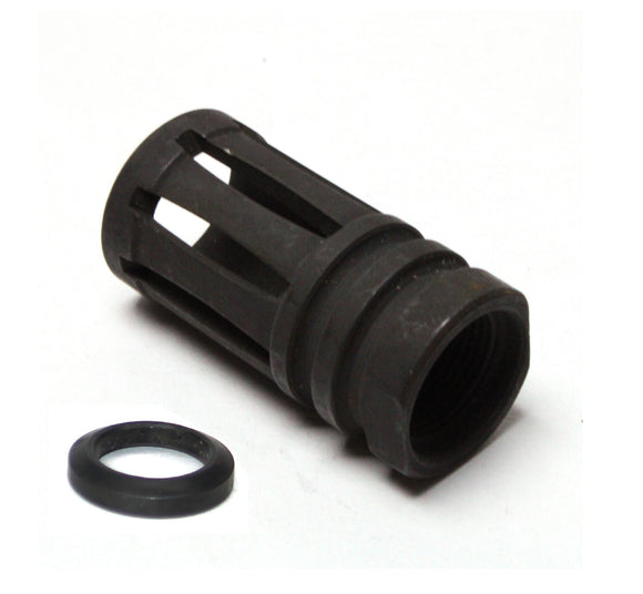 Steel Muzzle Brake Sound Forwarder & Thread Protector 5/8x24TPI – For 350 Legend Caliber