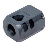 Aluminum .40 Muzzle Brake 9/16x24 Thread Pitch for .40 Cal with Crush Washer