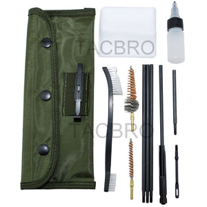 Gun Cleaning Kit Rifle Pistol Cleaning Kit Brushes Set for 5.56mm .223 .22 Cal