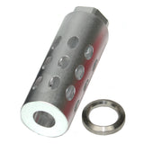 Anodized Aluminum 1/2x28 Muzzle Brake Compensator for .223 5.56 w/ Crush Washer