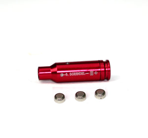 6.5 Grendel Red Laser Boresighter - Aluminum Red Anodized Finish