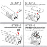 Mounting Plate Adapter Kit For Glock 17 19 26 Trijicon RMR / SRO & Holosun Red Dot
