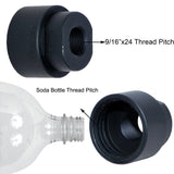 Soda Pop Bottle Cleaning Patch Trap Muzzle Adapter - Choose Your Thread Size