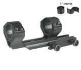 Offset Cantilever Picatinny/Weaver Adjustable Scope Mount 30mm/1" With Inserts