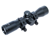 AIM SPORTS 4X32 Compact Rangefinder Scope /w Rings JTR432B