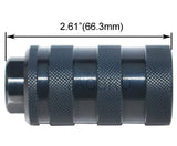 STEEL 9MM Muzzle Brake 1/2x36 & STEEL 13/16-16 Threaded Sleeve Sound Forwarder