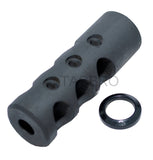 All Steel Compact Competition Muzzle Brake 1/2x28 TPI for .223/5.56