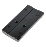 Black Anodized Aluminum MOS Cover Plate For Glock Gen 4&5 G34 G35 etc