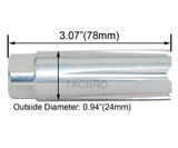 Aluminum Muzzle Brake 1/2"x28 Thread Pitch Linear Compensator for 9MM/350 Legend-Color Var