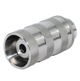 STAINLESS STEEL 1/2''x28 Muzzle Brake + STAINLESS STEEL 13/16-16 Threaded Sleeve Sound Forwarder