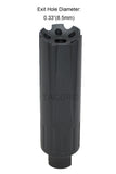 Aluminum 1/2"x28 RH Muzzle Linear Compensator for .223/.22LR/5.56 - Color Var