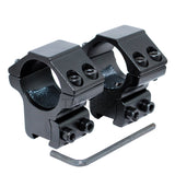 1" Dia. Rifle Scope Rings Fit on 3/8" Dovetail - Med/High Profile Var