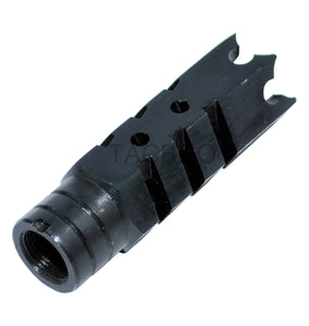 Steel Muzzle Brake 14x1 Left Hand Thread Pitch Muzzle Device