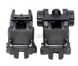 Polymer Flip-up Back-down Front And Rear Sight Complete Set
