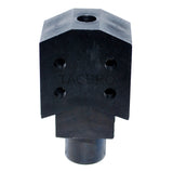 Black Anodized Aluminum 1/2"x28 TPI Tanker Muzzle Brake for .223/5.56