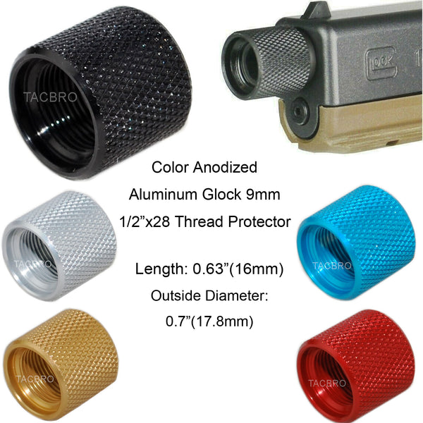 223 Muzzle Protector 1/2x28 Thread Protectors For .22LR, .223 & 5.56 ...