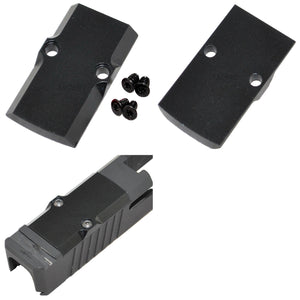Anodized Aluminum Trijicon Cover Plate for Glock 17 19 26 RMR Cut Slides