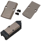 Anodized Aluminum Trijicon Cover Plate for Glock 17 19 26 RMR Cut Slides