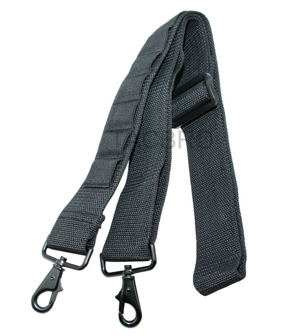 2-Point Shotgun Shell Sling With 15-Round Ammo Holder – Black Nylon Bandolier For 12ga 20ga