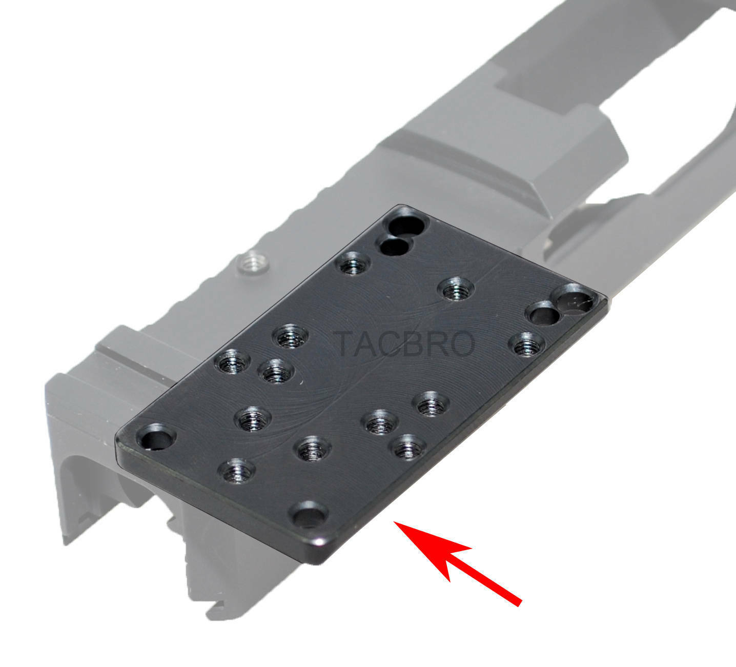 RMR Glock Slide Vortex Universal Optic Mount Plate For Red Dot Sights ...